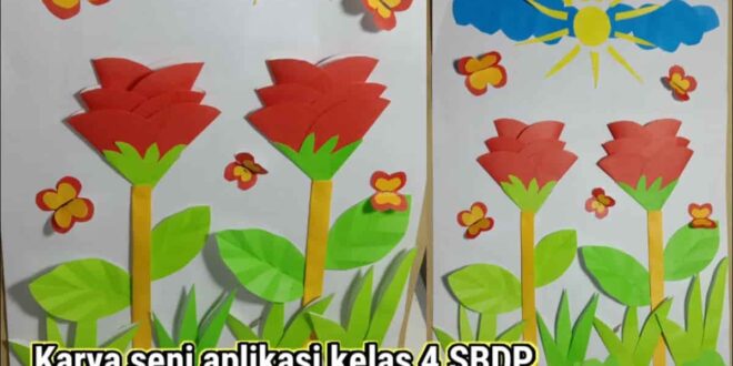 Jelaskan Cara Membuat Karya Seni Aplikasi Seperti Gambar di Atas!